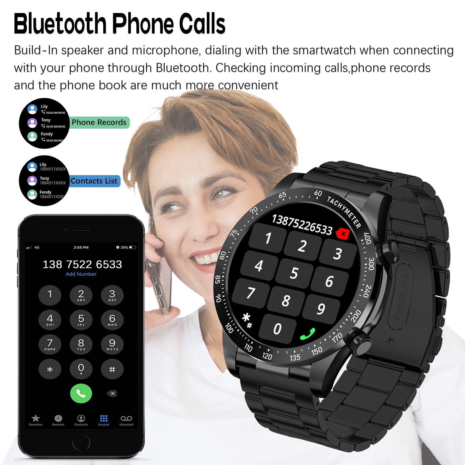 ROLLSTIMI Premium All-Match Me – Smartwatch Premium Watches For Women Bewertung und Preis