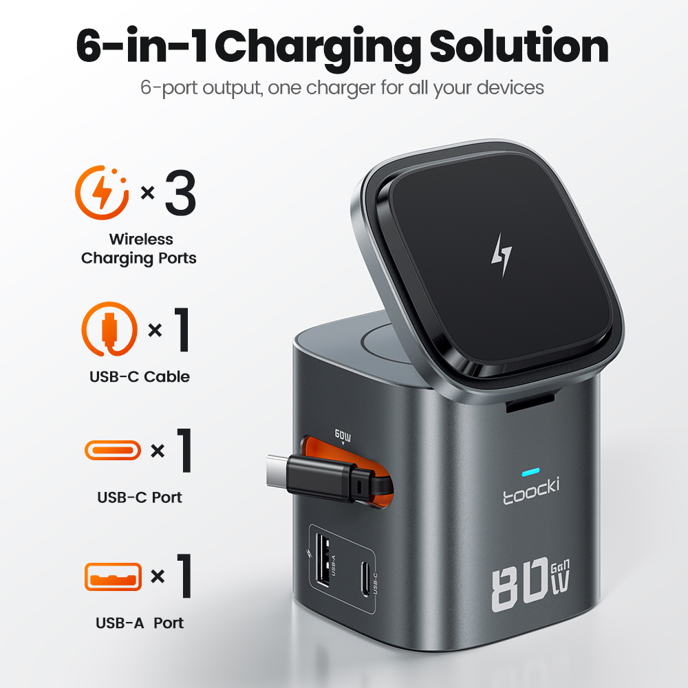 Toocki 80W 6-in-1 GaN Charging – Smartwatch Apple Watch Bewertung und Preis