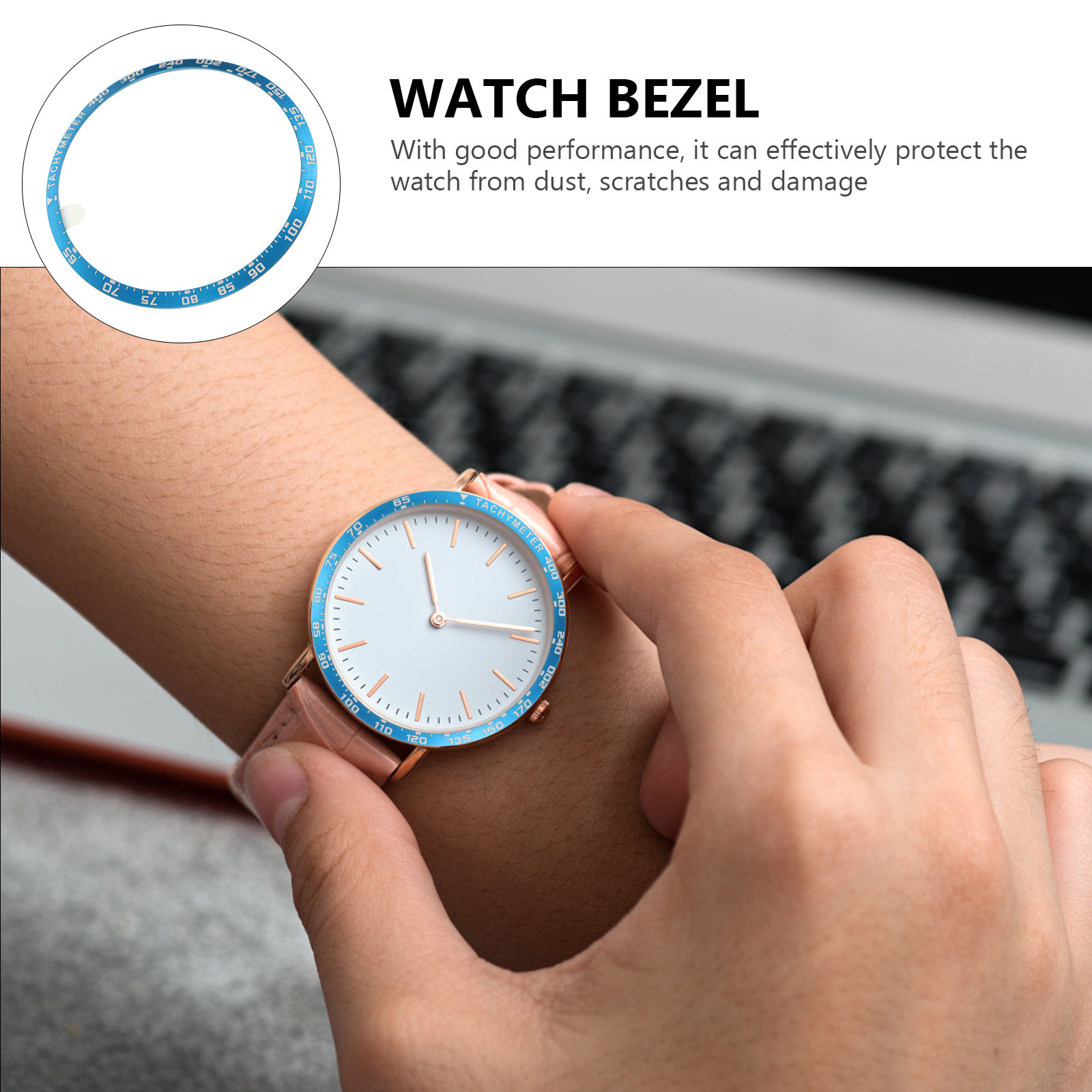 1Pcs Premium Alloy Watch Bezel – Smartwatch Ring Watches Bewertung und Preis