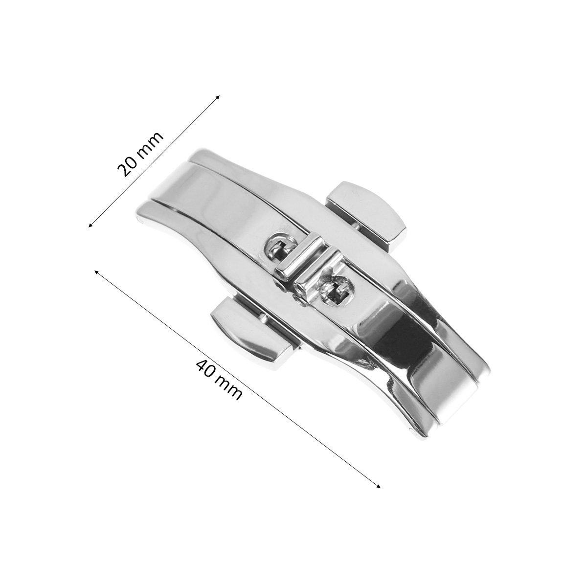 Stainless Steel Double Push Bu – Mesh Stainless Strap Bewertung und Preis