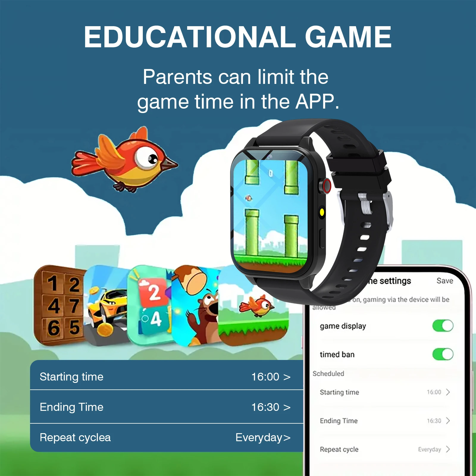 Kids′s Smart Watch 18 Games Ca – Smartwatch Watches For Kid Boy Waterproof Bewertung und Preis