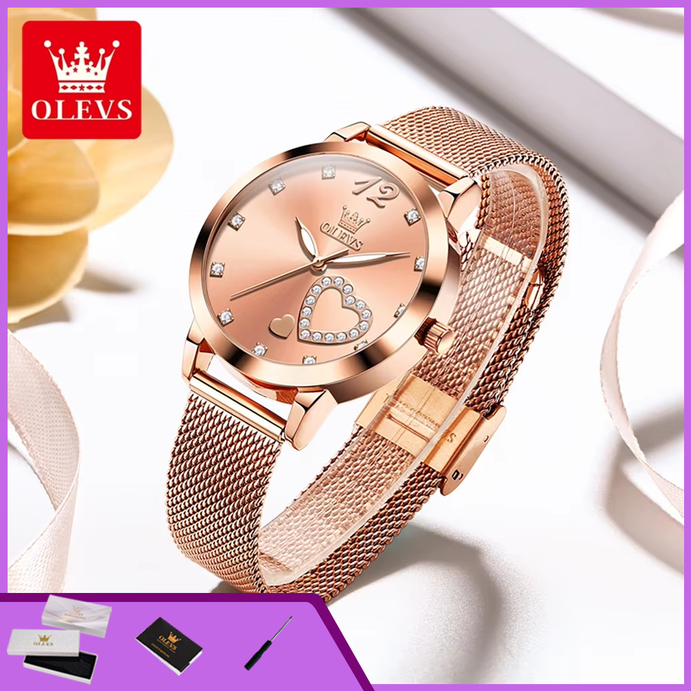 OLEVS 5189 Quartz Watch for Wo – Mesh Stainless Strap Bewertung und Preis