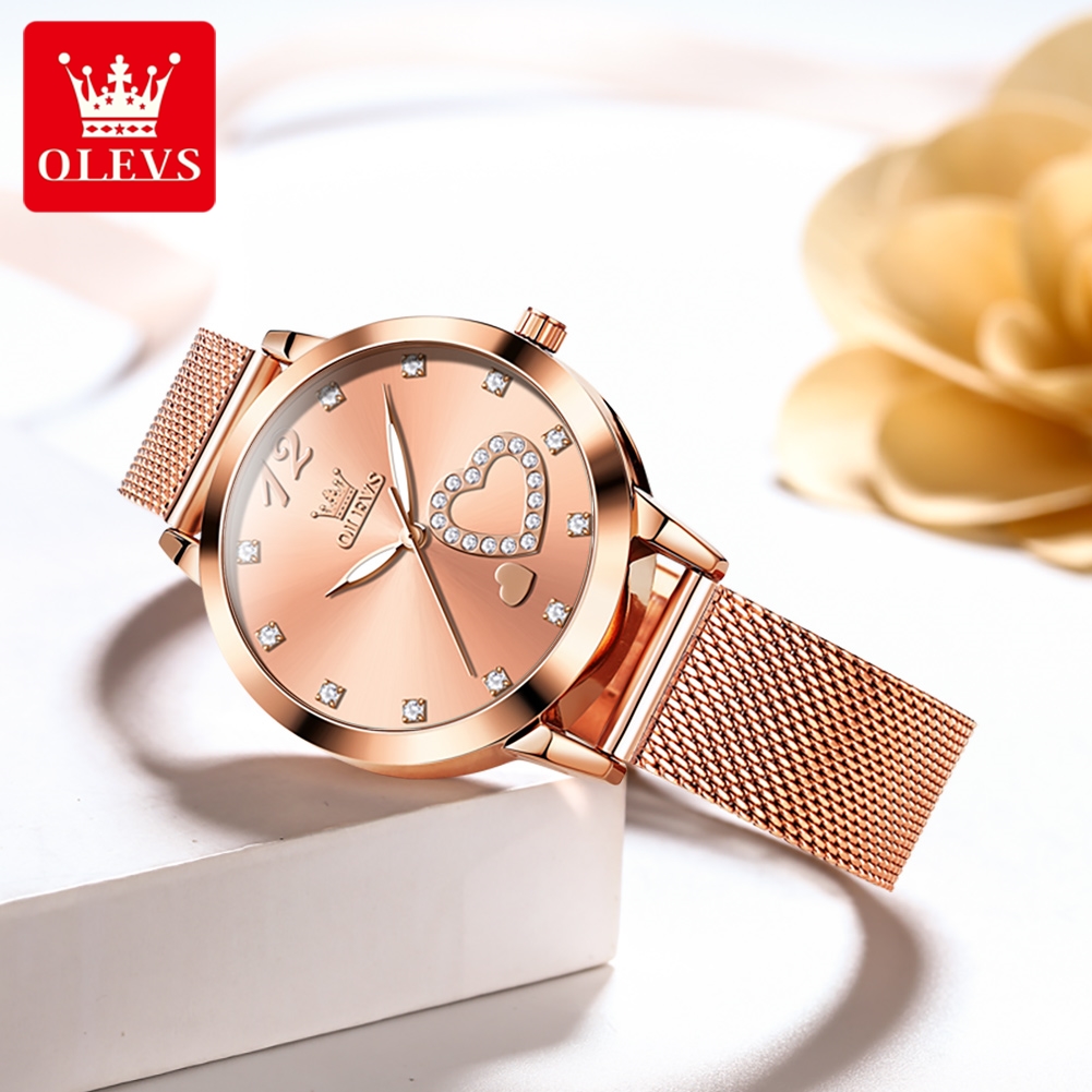 OLEVS 5189 Quartz Watch for Wo – Mesh Stainless Strap Bewertung und Preis