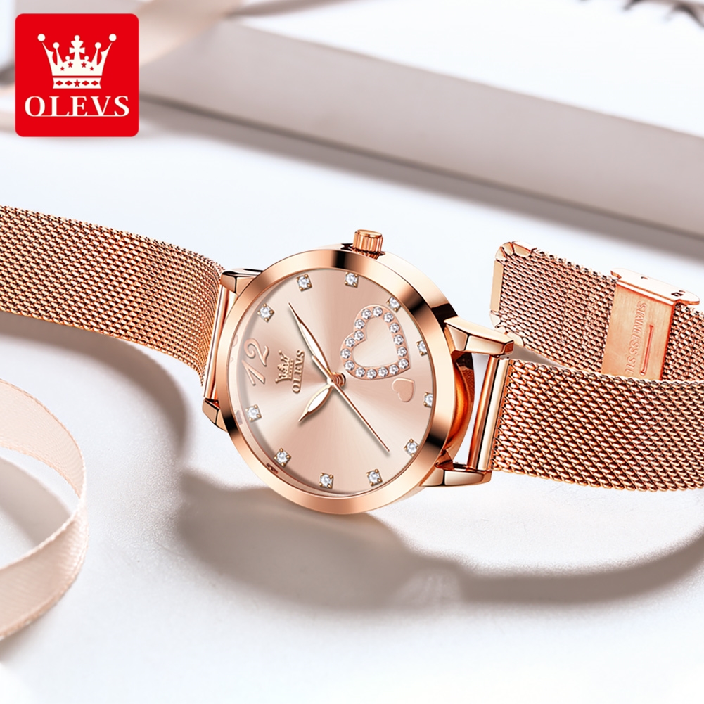 OLEVS 5189 Quartz Watch for Wo – Mesh Stainless Strap Bewertung und Preis