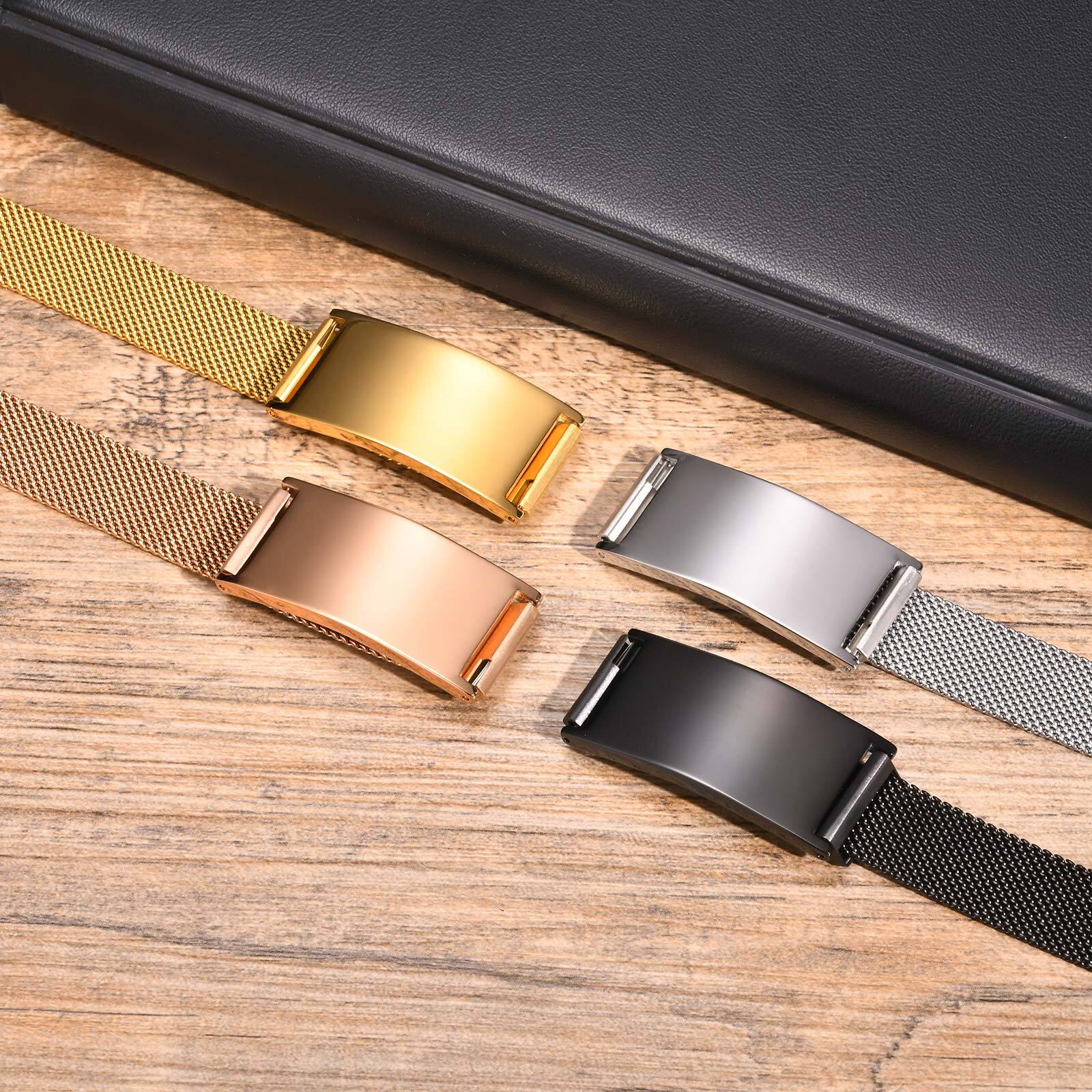 Persoanlized Medical Alert ID  – Mesh Stainless Strap Bewertung und Preis
