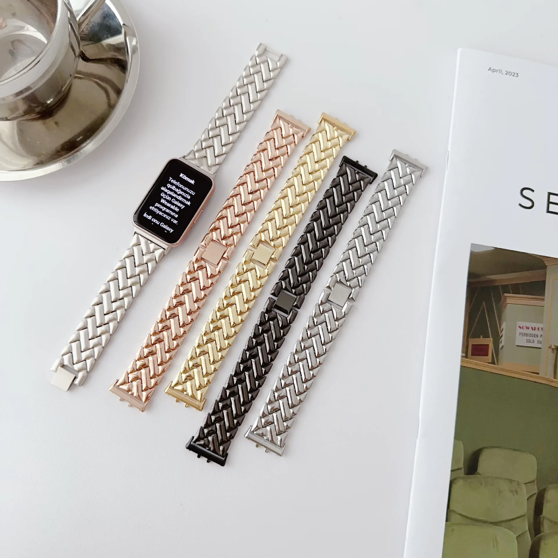 New Wristband Metal Strap for  – Smartwatch New Watches For Men Bewertung und Preis