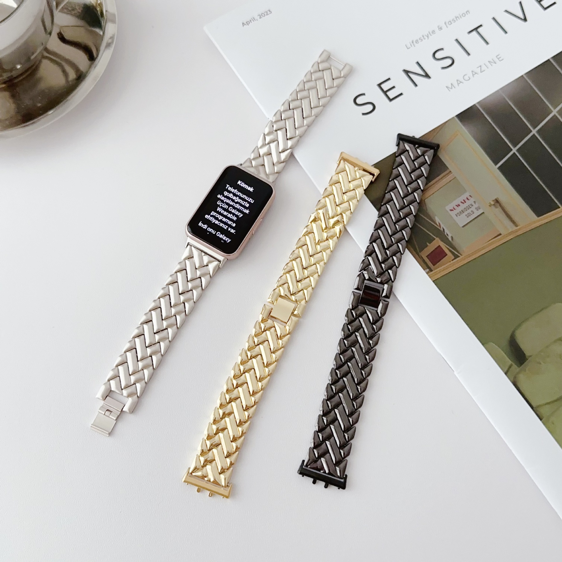 New Wristband Metal Strap for  – Smartwatch New Watches For Men Bewertung und Preis