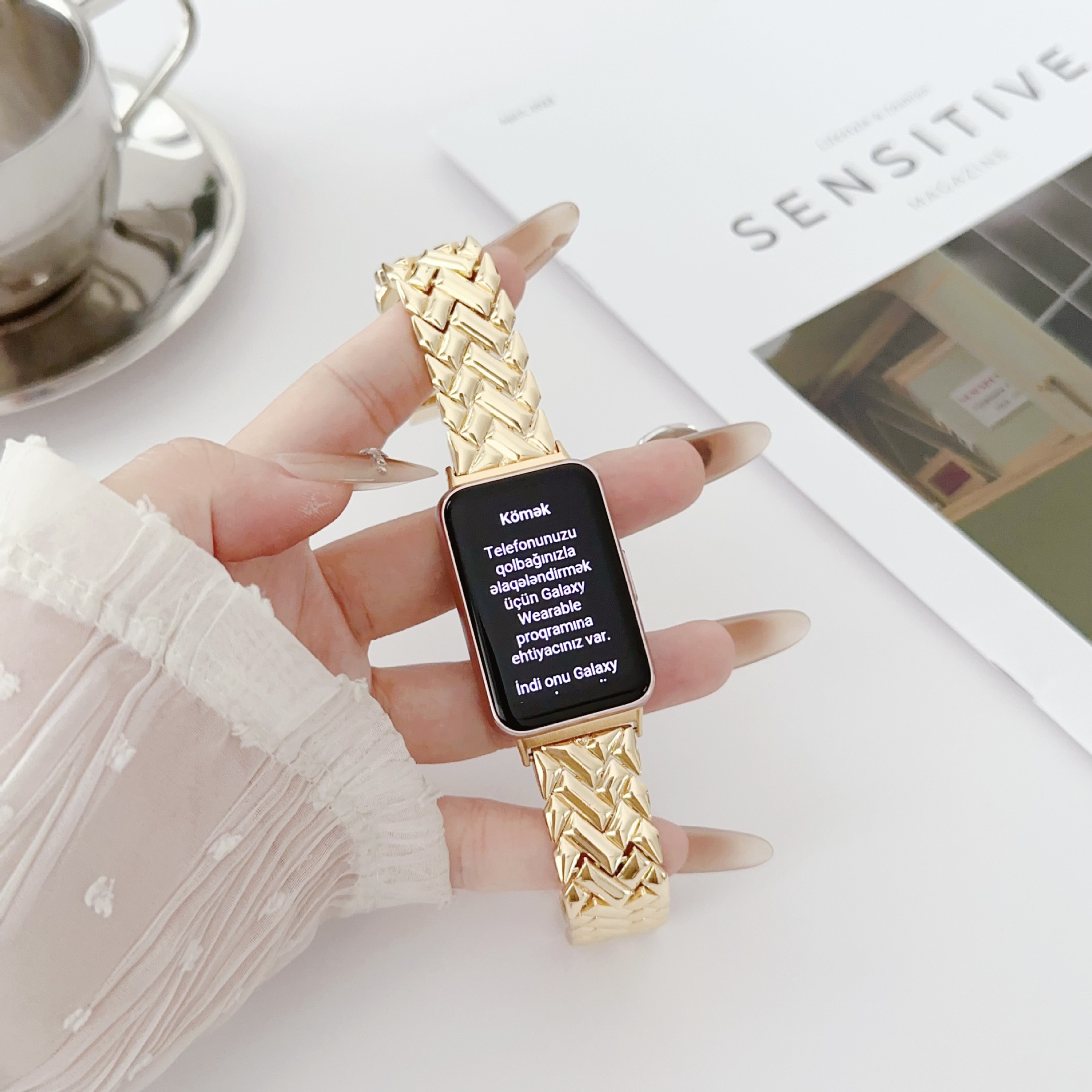 New Wristband Metal Strap for  – Smartwatch New Watches For Men Bewertung und Preis