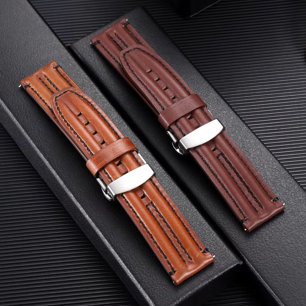 20mm 22mm Genuine Cowhide Watc – Smartwatch Vintage Watches For Men Bewertung und Preis