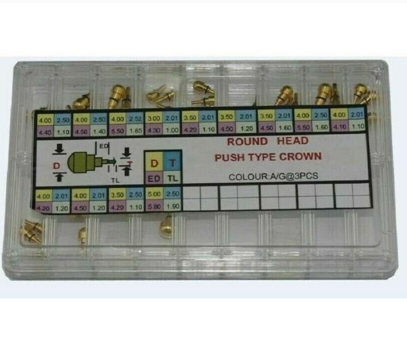 619PCR Assortment of Round Hea – Watch Crown Pusher Bewertung und Preis