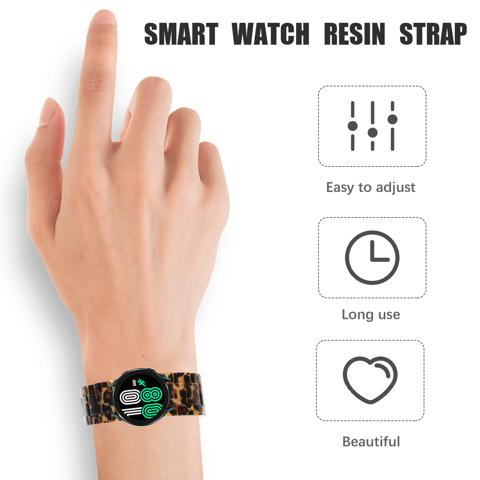 1Pcs Premium Resin Watch Band  – Smartwatch Premium Watches For Women Bewertung und Preis