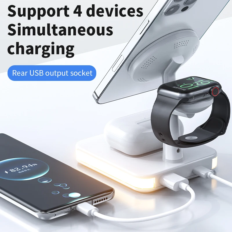 Magnetic 3 in 1 Wireless Charg – Watch 7 Smartwatch Iphone Bewertung und Preis