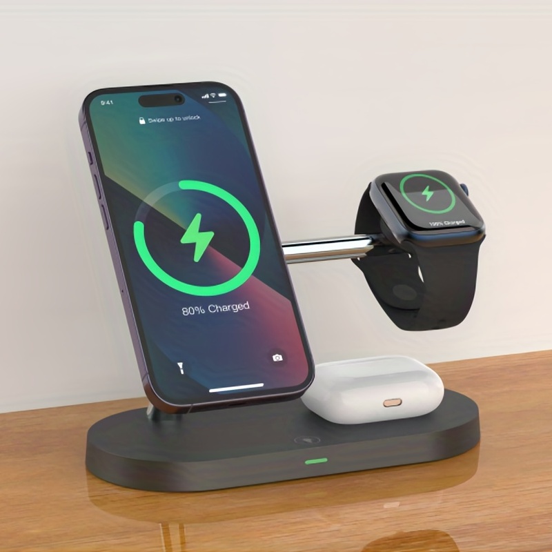 3 in 1 Wireless Charger Stand  – Watch 7 Smartwatch Iphone Bewertung und Preis