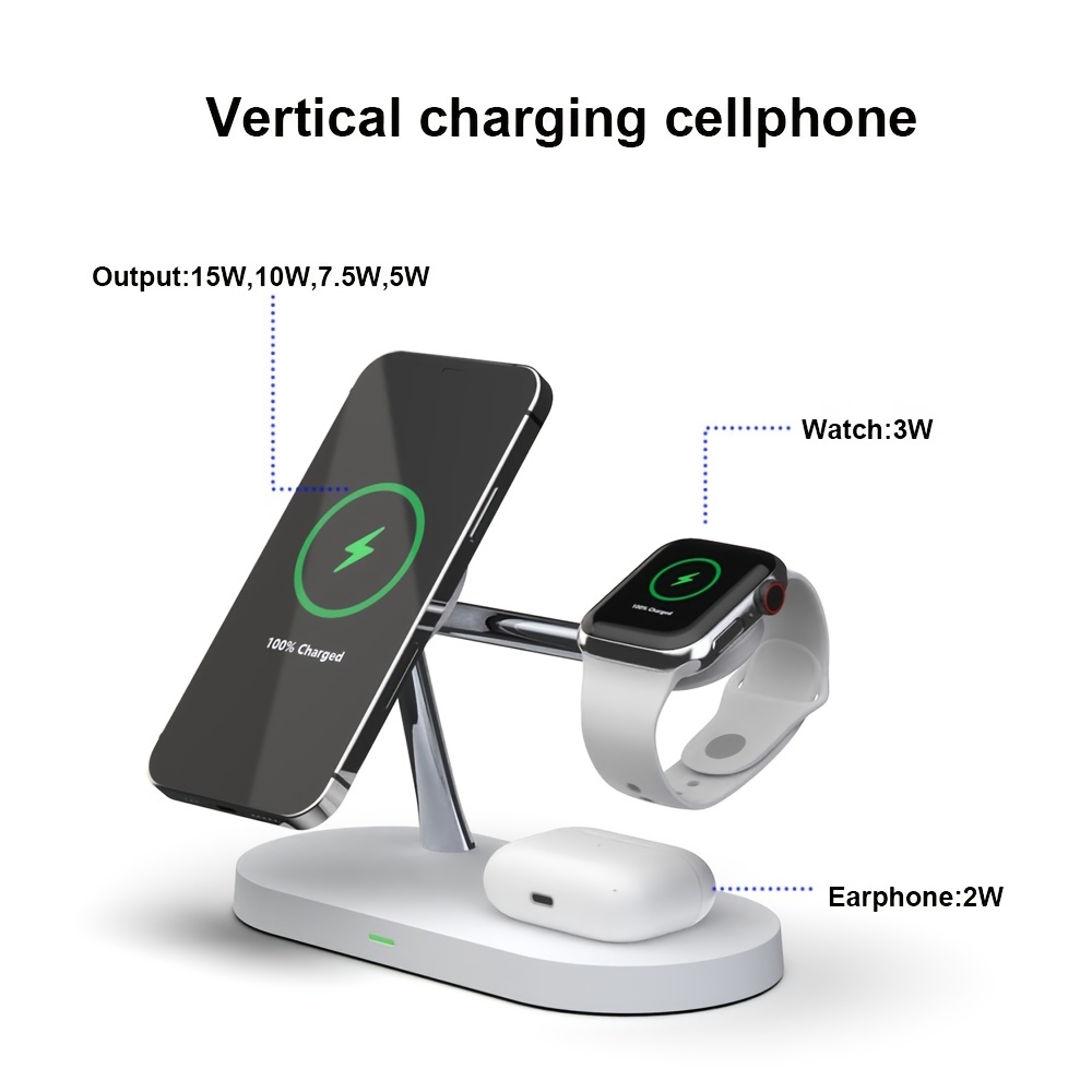 3 in 1 Wireless Charger Stand  – Watch 7 Smartwatch Iphone Bewertung und Preis