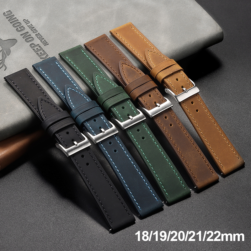 Vintage Cowhide Watch Strap Qu – Smartwatch Vintage Watches For Men Bewertung und Preis