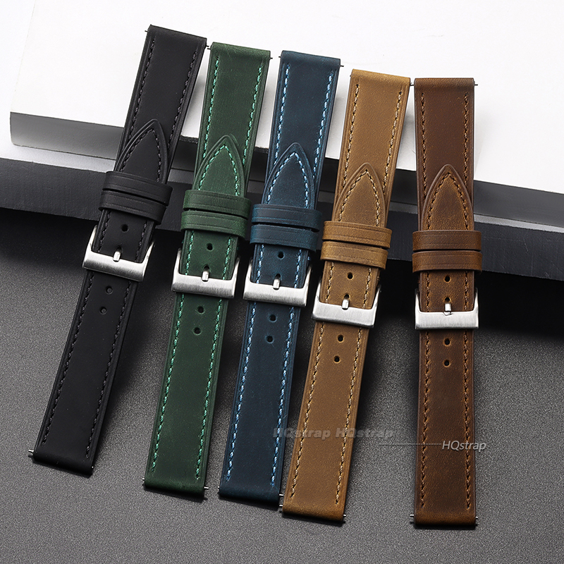 Vintage Cowhide Watch Strap Qu – Smartwatch Vintage Watches For Men Bewertung und Preis