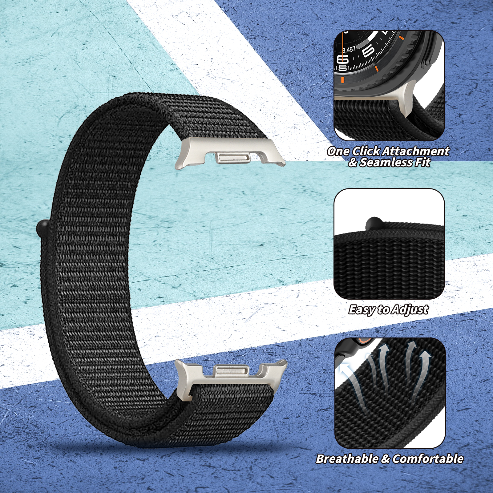 Nylon Loop for Samsung Watch 8 – Smartwatch Samsung Watches For Women Bewertung und Preis