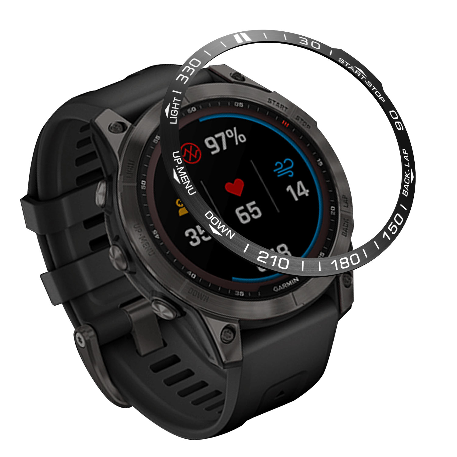 Metal Styling Bezel for Garmin – Smartwatch Ring Watches Bewertung und Preis