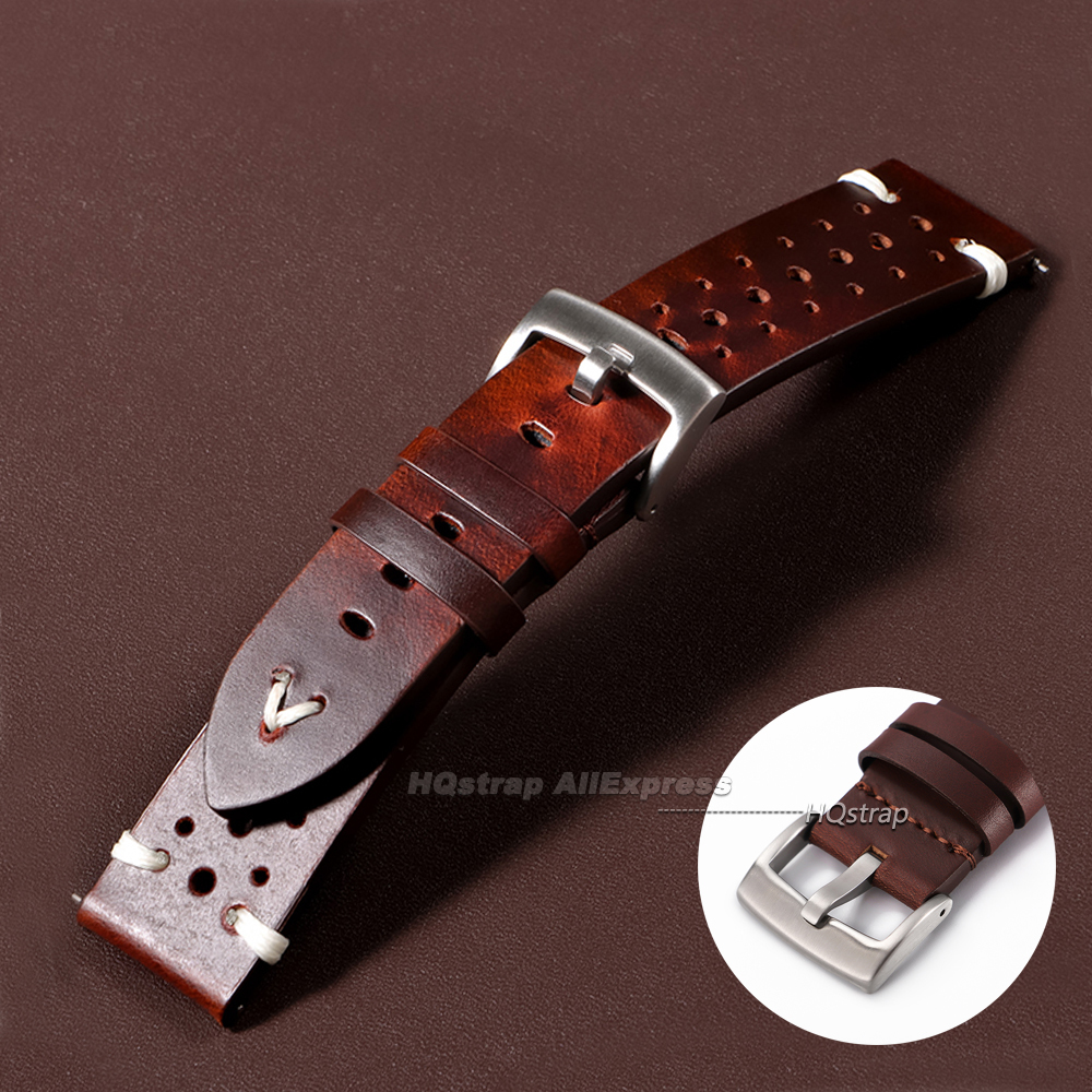 Oil Wax Cowhide Watch Strap 20 – Smartwatch Premium Watches For Women Bewertung und Preis