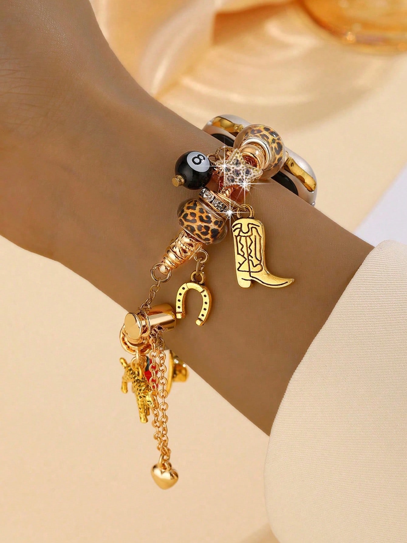1pc Leopard Print Stylish Band – Smartwatch Stylish Watches For Women Bewertung und Preis