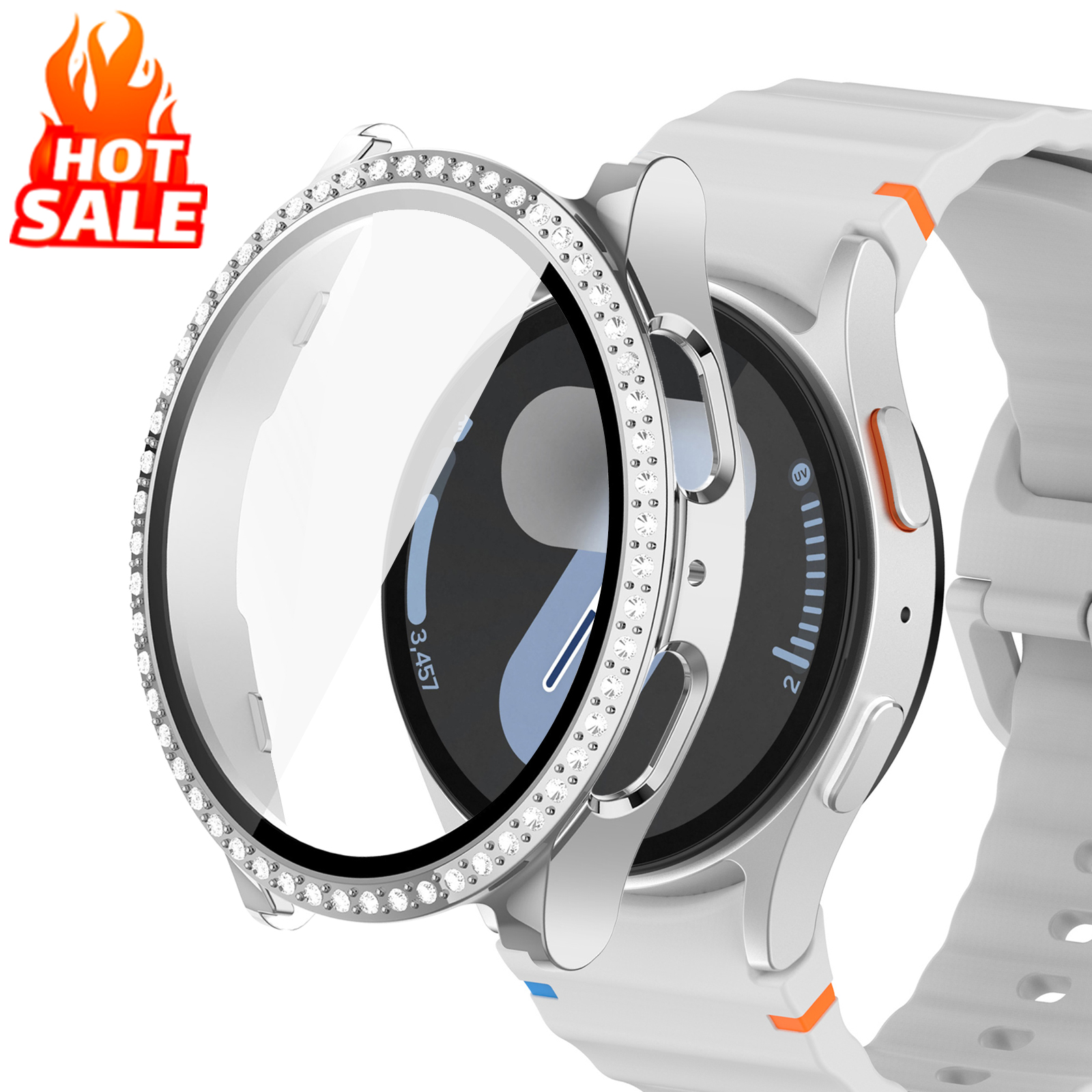 Glass+Diamond Case for Samsung – Smartwatch Samsung Watches For Women Bewertung und Preis