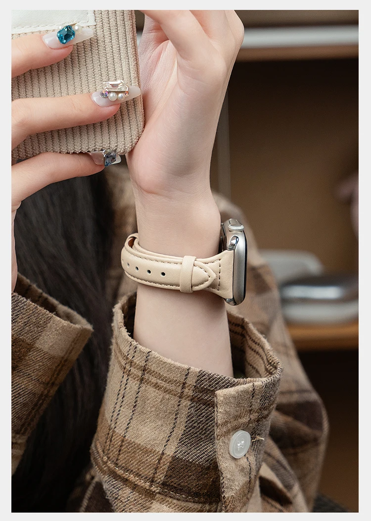 Slim Leather Strap For Apple W – Smartwatch Apple Watches For Women Bewertung und Preis