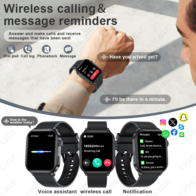 LIGE Original Brand Smart Watc – Smartwatch Branded Watches For Women Bewertung und Preis